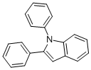 Chemical structure of 1,2-DIPHENYLINDOLE