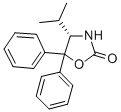 Structure of (S)-(-)-4-ISOPROPYL-5,5-DIPHENYL-2-OXAZOLIDINONE