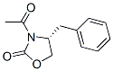 (4R)-N-乙酰基)-4-苯基-2-唑烷酮结构式