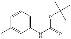 Structure of tert-butyl m-tolylcarbamate