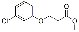Propanoic acid, 3-(3-chlorophenoxy)-, Methyl ester结构式