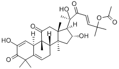 Chemical structure of Cucurbitacin E