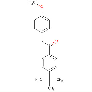 Ethanone, 1-[4-(1,1-dimethylethyl)phenyl]-2-(4-methoxyphenyl)-结构式