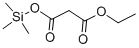 Structure of ETHYL TRIMETHYLSILYL MALONATE