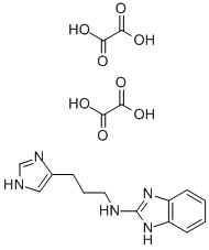 Structure of N-[3-(1H-IMIDAZOL-4-YL)PROPYL]-1H-BENZIMIDAZOL-2-AMINE DIOXALATE