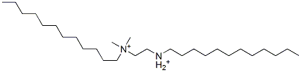 Structure of N,N-bis(dodecyldimethyl)-1,2-ethanediammonium
