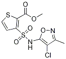 Structure of Methyl 3-(N-(4-chloro-3-Methylisoxazol-5-yl)sulfaMoyl)thiophene-2-carboxylate