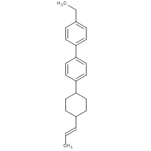 1,1'-Biphenyl, 4-ethyl-4'-[trans-4-(1E)-1-propenylcyclohexyl]-结构式