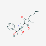 (+)-Madindoline A结构式