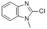 Structure of 1H-Benzimidazole, 2-chloro-1-methyl-