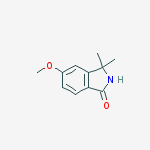 Structure of 5-methoxy-3,3-dimethylisoindolin-1-one