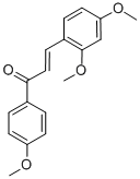Structure of 2,4,4-TRIMETHOXYCHALCONE