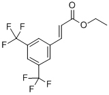 Structure of 3,5-BIS(TRIFLUOROMETHYL)CINNAMIC ACID ETHYL ESTER