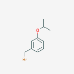 Structure of Benzene, 1-(bromomethyl)-3-(1-methylethoxy)-