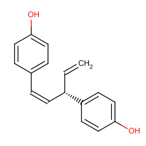 Phenol, 4,4'-[(1Z,3S)-3-ethenyl-1-propene-1,3-diyl]bis-结构式