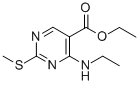 Structure of ETHYL 4-(ETHYLAMINO)-2-(METHYLTHIO)PYRIMIDINE-5-CARBOXYLATE