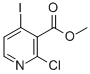 Structure of 2-CHLORO-4-IODO-NICOTINIC ACID METHYL ESTER