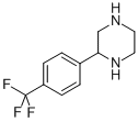 Structure of 2-(4-TRIFLUOROMETHYL-PHENYL)-PIPERAZINE
