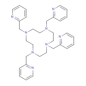 Structure of 1,4,7,10-Tetraazacyclododecane, 1,4,7,10-tetrakis(2-pyridinylmethyl)-