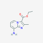 Structure of Ethyl 8-amino-2-methylimidazo[1,2-a]pyridine-3-carboxylate