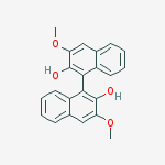 Structure of 3,3'-dimethoxy-1,1'-binaphthalene-2,2'-diol