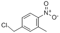 Structure of alpha-chloro-3-methyl-4-nitrotoluene