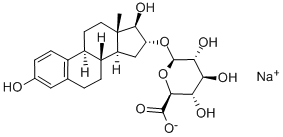 Structure of ESTRIOL 16ALPHA-(BETA-D-GLUCURONIDE) SODIUM SALT