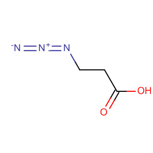 Structure of Propanoic acid, 3-azido-