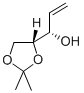 Structure of (3R,4S)-4,5-ISOPROPYLIDENE PENT-2-EN-3-OL