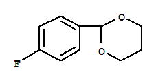 Structure of 1,3-Dioxane,2-(4-fluorophenyl)-
