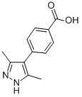 Structure of 4-(3,5-DIMETHYL-1H-PYRAZOL-4-YL)-BENZOIC ACID