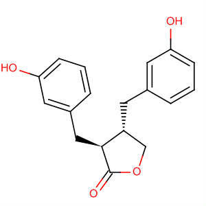 2(3H)-Furanone, dihydro-3,4-bis[(3-hydroxyphenyl)methyl]-, (3S,4S)-