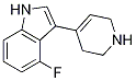 Structure of 1H-Indole, 4-fluoro-3-(1,2,3,6-tetrahydro-4-pyridinyl)-