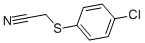 Structure of (4-CHLOROPHENYLTHIO)ACETONITRILE