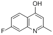 7-氟-4-羟基-2-甲基喹啉 的化学结构式