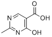 Structure of 4-HYDROXY-2-METHYLPYRIMIDINE-5-CARBOXYLIC ACID