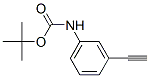 Carbamic acid,N-(3-ethynylphenyl)-, 1,1-dimethylethyl ester结构式
