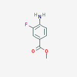 Structure of Methyl-4-amino-3-fluorobenzoate