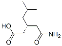 Structure of (R)-3-(CARBAMOYLMETHYL)-5-METHYLHEXANOIC ACID