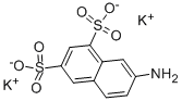 Structure of 7-AMINONAPHTHALENE-1,3-DISULFONIC ACID, POTASSIUM SALT