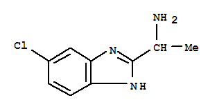 Structure of 1H-Benzimidazole-2-methanamine,6-chloro-a-methyl-