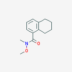 5,6,7,8-TETRAHYDRO-N-METHOXY-N-METHYLNAPHTHALENE-1-CARBOXAMIDE,95+%结构式
