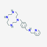 Structure of 1-(pyridin-2-yl)-N-[4-(1,4,8,11-tetraazacyclotetradecan-1-ylmethyl)benzyl]methanamine