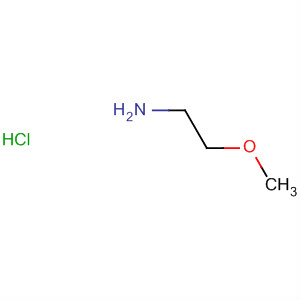 Structure of Ethanamine, 2-methoxy-, hydrochloride