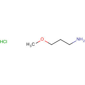 Structure of 1-Propanamine, 3-methoxy-, hydrochloride