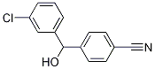 Structure of 4-[(3-Chlorophenyl)(hydroxy)methyl]benzonitrile