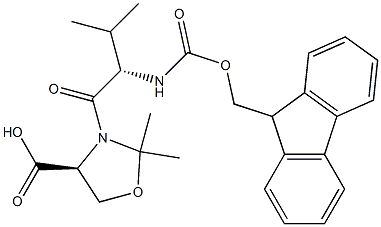 Structure of FMOC-VAL-SER(PSIME,MEPRO)-OH