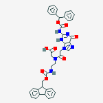 Structure of FMoc-PNA-G(Bhoc)-OH
