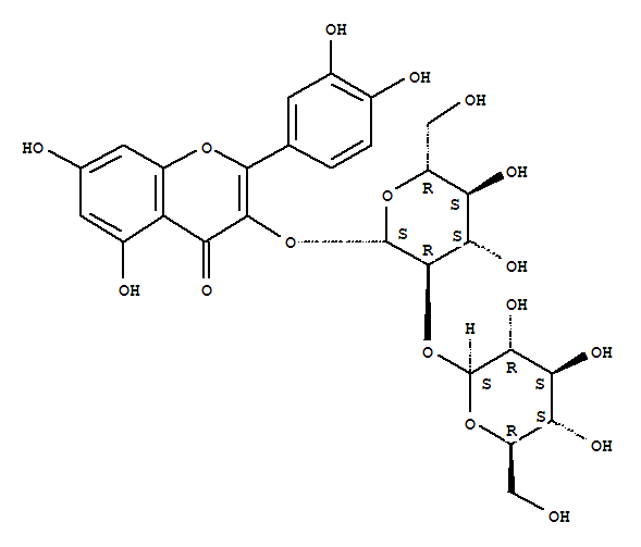 Structure of quercetin-3-O-sophoroside