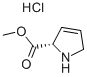 Structure of 3,4-DEHYDRO-L-PROLINE METHYL ESTER HYDROCHLORIDE